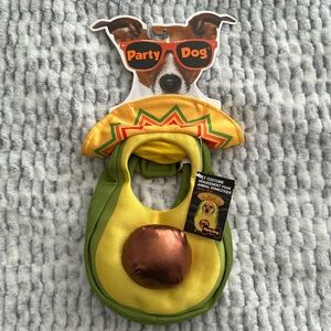 Avocado Sombrero Pet Costume from Party Dog size XS 9”-14”